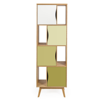 Avon Narrow bookshelf Olive